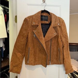 Bagatelle Tan Suede Leather Jacket